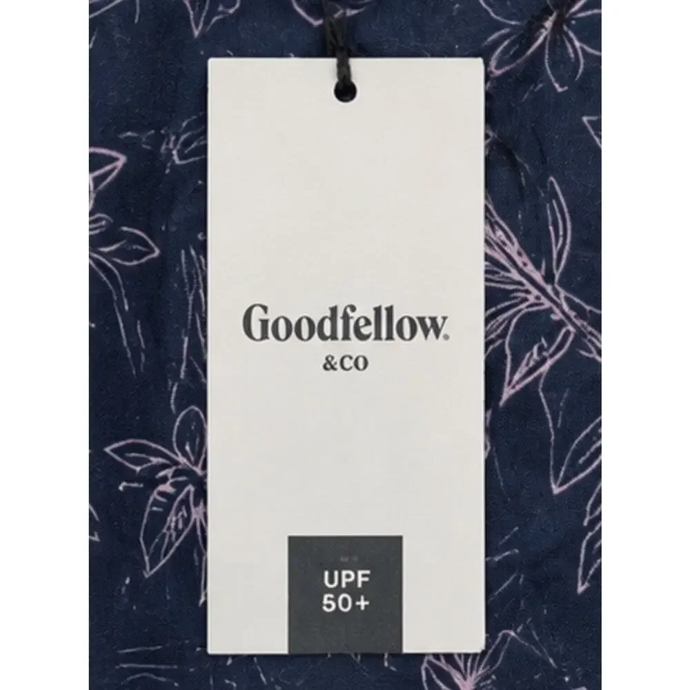 Goodfellow & Co Men’s Navy Floral/tropical 7” Inseam Swim Trunks Size XL New